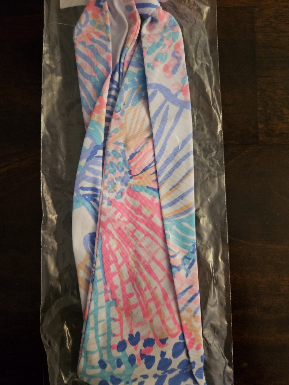 Lilly Pulitzer NWT GWP Scrunchie Ribbon Multi Roar Of The Seas - Picture 7 of 9